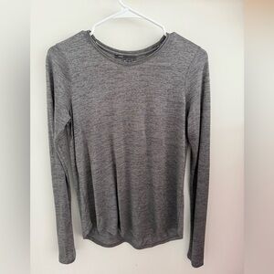 Vince Metallic Gray Long Sleeve XS